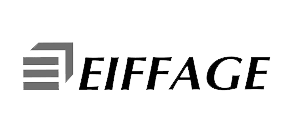 Mission menée eiffage noire et blanche