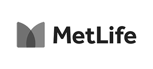 Mission menée Metlife noire et blanche